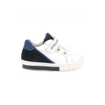 Pantofi sport cu velcro si garnituri de piele intoarsa