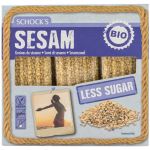 Batoane eco-bio crocante cu susan, 75g Schock's