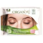 Servetele umede demachiante din bumbac organic, 20 buc, Organyc