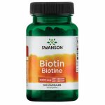 Swanson Biotin 5000mcg 100 caps