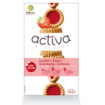 Biscuiti Activa cu capsuni, fara zahar, 120g Belkorn
