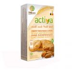 Biscuiti Activa cu migdale, fara zahar, 120g Belkorn