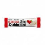 Baton musli fara zahar cu capsuni si glazura de iaurt, 30g Diablo