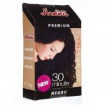 Vopsea de par cu henna, nuanta negru, 30 minute - 60g - Henna Sonia