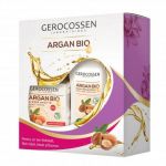 Caseta cadou 45+: crema antirid riduri vizibile si lapte demachiant, Argan Bio - Gerocossen
