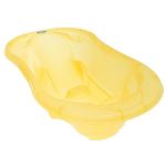 Cadita anatomica Tega Baby cu termometru Komfort Galben transparent