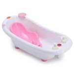 Cadita ergonomica cu reductor detasabil si termometru Little Mom Pink