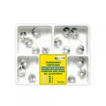 Matrici Conturate Mylar cu Maner de Fixare pentru Premolari Prima, transparente, set 4 tipuri, 16 buc