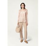 Bluza din satin cu animal print