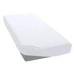 Cearceaf cu elastic bumbac jersey, Patru Anotimpuri, 140 x 200 cm, Alb