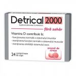 Detrical cu aroma cirese, D3 2000 UI, 24cpr - ZDROVIT