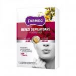 Benzi depilatoare pentru fata cu ceara alba si ulei de argan, 20buc- Farmec