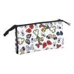 Penar triplu alb Minnie Mouse Teen,22x3x12 cm