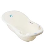 Cadita Tega Baby Dog&amp;Cat 86 cm cu senzor de temperatura Galben