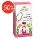 Quercetina 500mg si vitamina D3, F195, 30cps - Fares