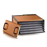 Deshidrator cu 5 tavi si timer, complet din inox - Excalibur Albastru