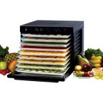 Deshidrator cu 9 tavi, timer si doua ventilatoare - Tribest