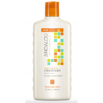 Balsam pentru par uscat, Argan Oil and Shea Moisture Rich Conditioner, 340ml - Secom - Andalou