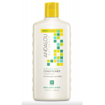 Balsam pentru par, Sunflower and Citrus Brilliant Shine Conditioner, 340ml - Secom - Andalou