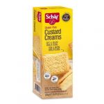 Biscuiti cu crema de vanilie, Custard Creams, fara gluten, x 125g - Dr. Schar