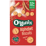 Biscuiti alfabet, +12 luni, eco-bio, 5x25g - Organix