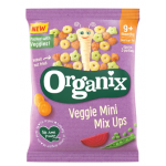 Snack bio mini din porumb, mix cu legume, +9 luni, eco-bio, 15g - Organix