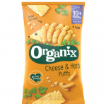 Snack din porumb cu branza si patrunjel, +10luni, eco-bio, 20g - Organix