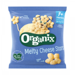 Snack stelute din porumb cu branza, +7 luni, eco-bio, 20g - Organix