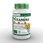 Vitamina D3, K2 si A, 60cps - Pro Natura
