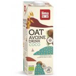 Bautura vegetala de ovaz cu cocos, eco-bio, 1L - Lima