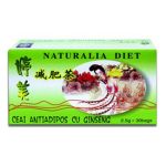 Ceai Antiadipos cu Ginseng China Naturalia Diet, 2,5g x 30 doze