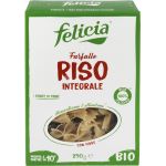 Farfalle din orez integral, eco-bio, 250g - Felicia
