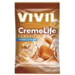 Bomboane fara zahar cu aroma de caramel, 110g - Vivil