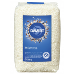 Orez cu bob rotund alb pentru lapte, eco-bio, 500g - Davert