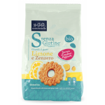 Biscuiti cu ghimbir si lamaie, fara gluten, eco-bio, 250g - Sottolestelle