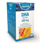 DHA 50%, Omega 3, 500 mg, 60cps - Naturmil
