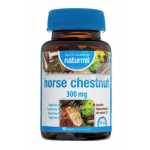 Horse Chestnut - castan salbatic pentru vene si circulatie, 300mg, 90tbl - Naturmil