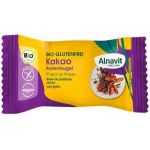 Biluta proteica cu cacao, fara gluten, eco-bio, 24g - Alnavit