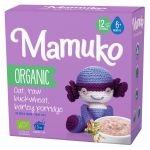 Porridge din 3 cereale: ovaz, hrisca si orz, eco-bio, 6+ luni, 200g Mamuko