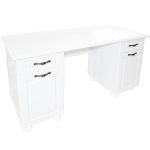 Birou Dynasty MDF Alb, 150 x 65 x 80 cm - Spectral Mobila