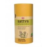 Vopsea Henna de par Blond Inchis, 150gr – Sattva Ayurveda