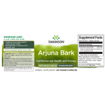 Arjuna Bark Extract Standardizat, 500mg, 60 cps - Swanson