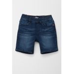 Pantaloni scurti de denim cu aspect decolorat