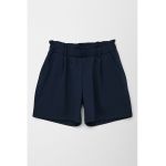 Pantaloni scurti uni cu talie elastica