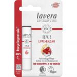 Balsam de buze reparator cu rodie si ulei de argan, eco-bio, 4,5 g, Lavera