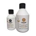 Kit Tratament Capuccino Reconstruction Compagnia del Colore: pas 1 Coffe 100 ml, pas 2 milk 300 ml
