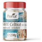 Sare celtica grunjoasa, nerafinata, neiodata, 230 g, Pronat