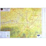 Harta de perete Judetul Brasov, editura Cartographia