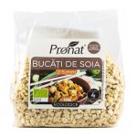 Bucati de soia Eco-Bio 2-5mm, 200g - Pronat