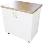 Corp inferior cu 2 usi 80 cm Zebra, Alba/MDF Alb Lucios, cu blat Artar 80 x 85 x 60